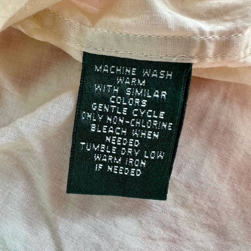 Ralph Lauren Polo Women’s Button Up Petite Large - Picture 6 of 6